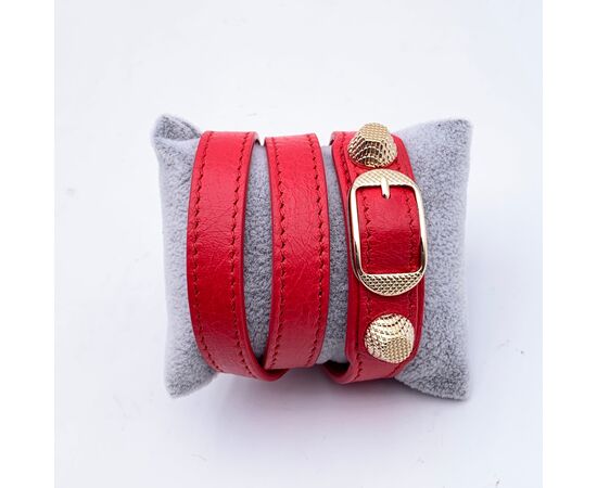 Balenciaga Bracciale in Pelle Col. Arena