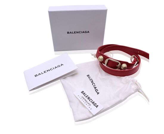 Balenciaga Bracciale in Pelle Col. Arena