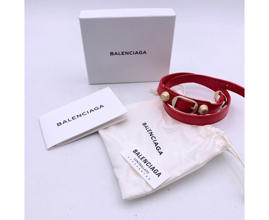 Balenciaga Bracciale in Pelle Col. Arena