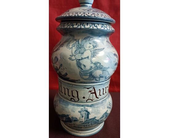 vaso in ceramica Albisola. epoca '900