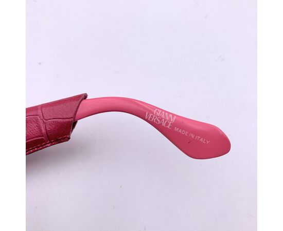 GIANNI VERSACE Occhiali da Sole Vintage in Acetatoa Col. Rosa 418/P Col 930