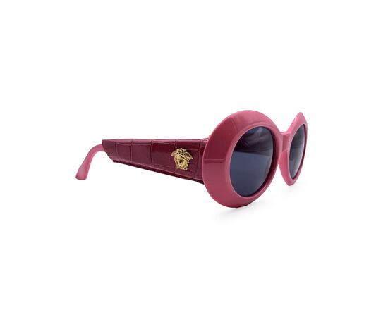 GIANNI VERSACE Occhiali da Sole Vintage in Acetatoa Col. Rosa 418/P Col 930