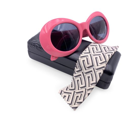 GIANNI VERSACE Occhiali da Sole Vintage in Acetatoa Col. Rosa 418/P Col 930