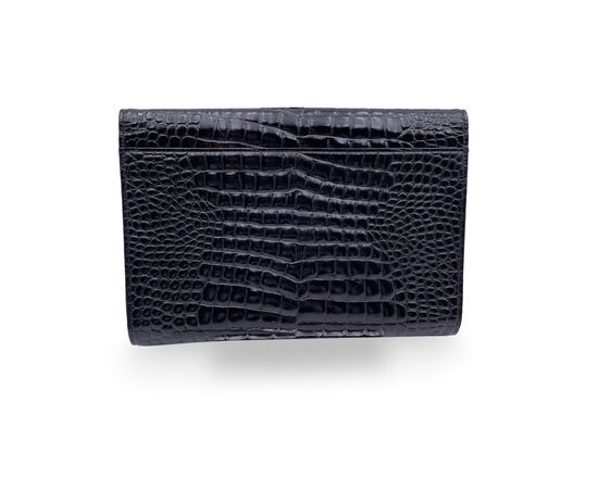 YVES SAINT LAURENT Pochette Vintage in Pelle Lucida Col. Nero S
