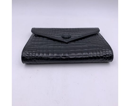 YVES SAINT LAURENT Pochette Vintage in Pelle Lucida Col. Nero S