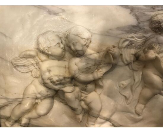 Bassorilievo in marmo di Carrara
