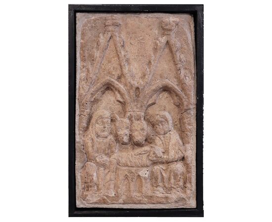 Bassorilievo in pietra - "Natività" Sec. XIV