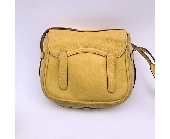 GUCCI Borsa a Tracolla Vintage in Pelle Scamosciata Col. Saddle Bag S