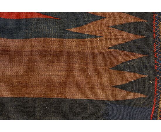 Raro piccolo tappeto quadrato AFSHAR "tovaglia" - n.836