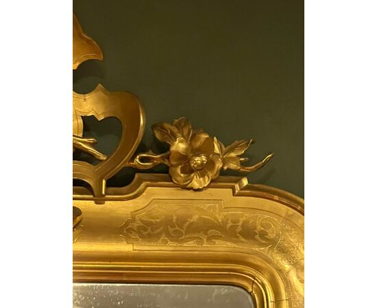 Bellissima specchiera della metà del XIX secolo