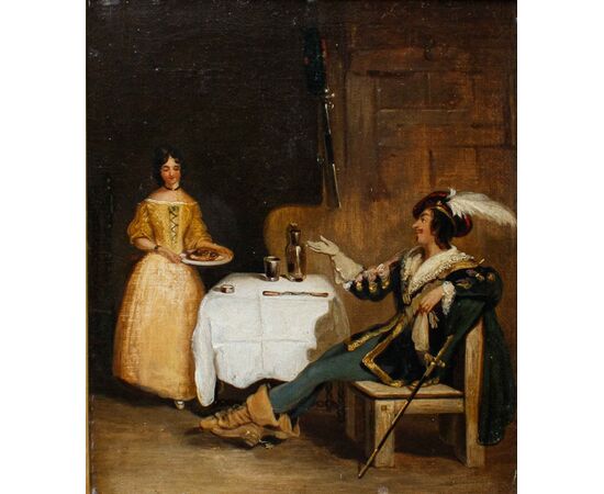 Scena di taverna, XIX secolo