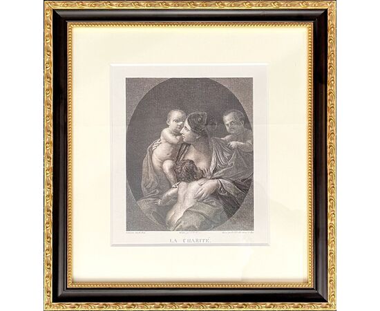 “Saint Julien” - Incisione a bulino - Gerard Rene Le Vilain - 1789