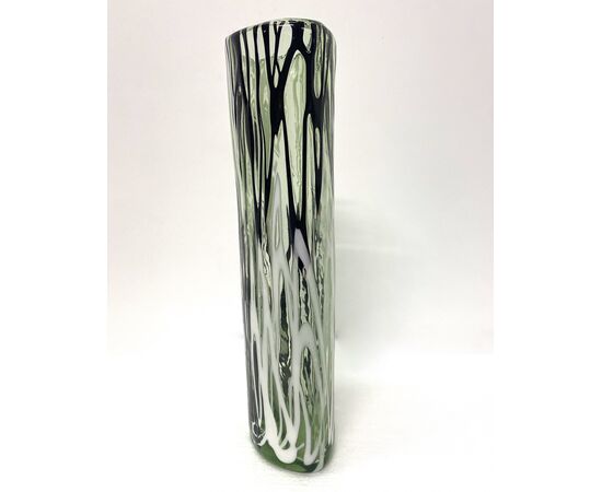 Murano Vase - Black and White     