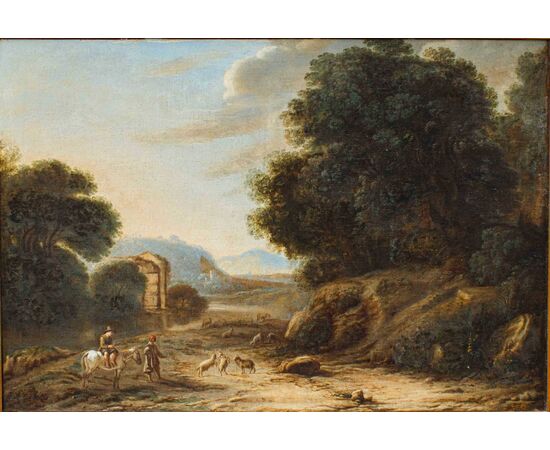 XVIII secolo, Paesaggio con Figure