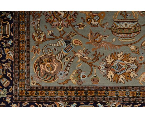 Persian carpet KUM or better GHUM - nr. 354 -     
