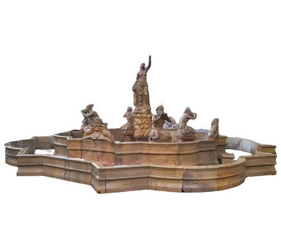XX secolo, Grande Fontana in Marmo Giallo