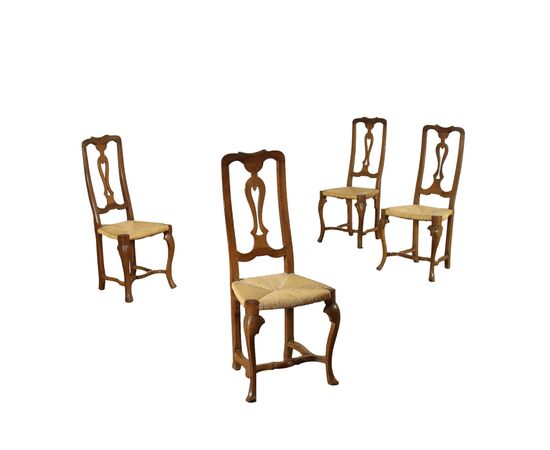 Group of Four Modenese Chairs     