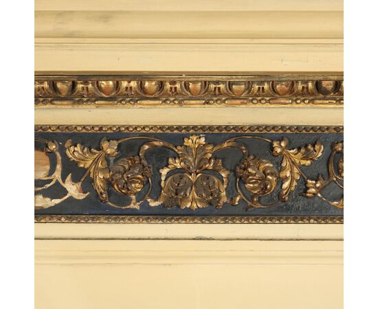 Neoclassical style fireplace     