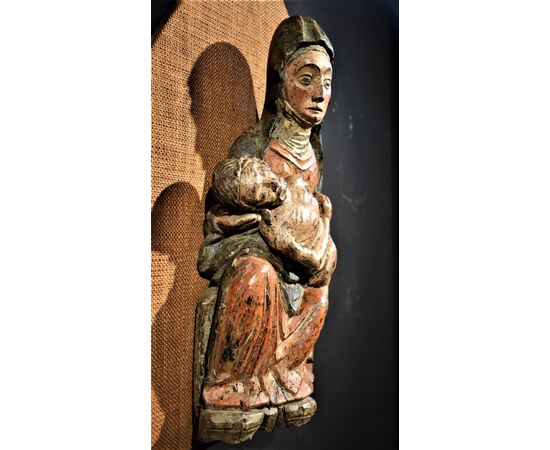 "La Pietà"  Scultura lignea medioevale  VENDUTA