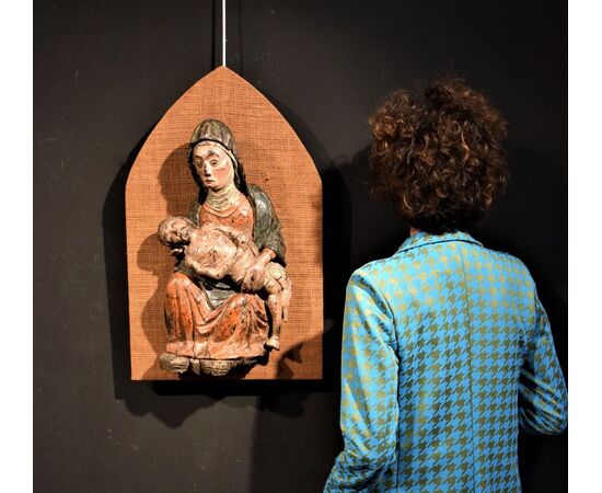 "La Pietà"  Scultura lignea medioevale  VENDUTA
