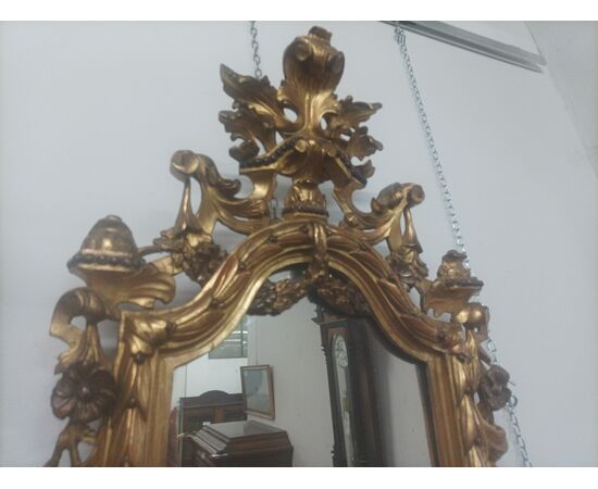 Coppia specchierine in legno dorato di origine italiana epoca 800