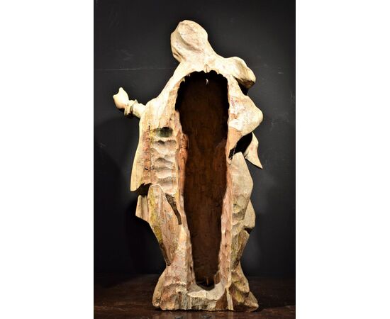 &quot;Madonna&quot; Roman Renaissance Wooden Sculpture     