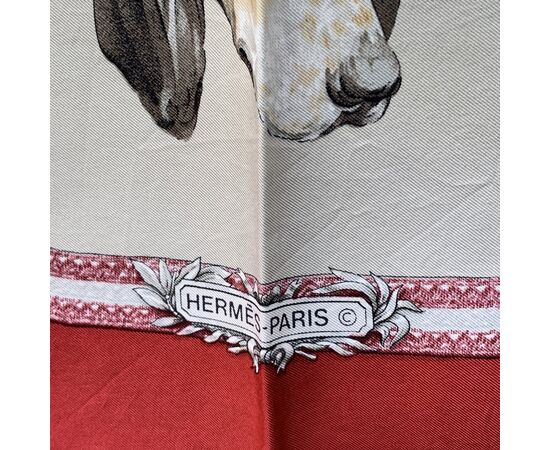 Hermes Foulard Vintage in Seta Col. Le Laisser Courre
