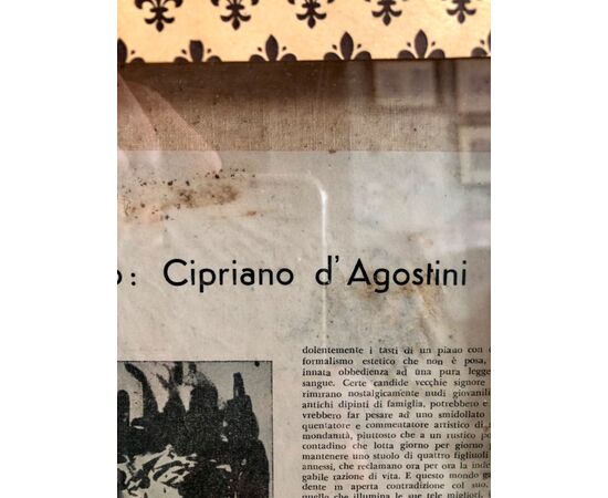 Cipriano D’Agostini, Deposizione