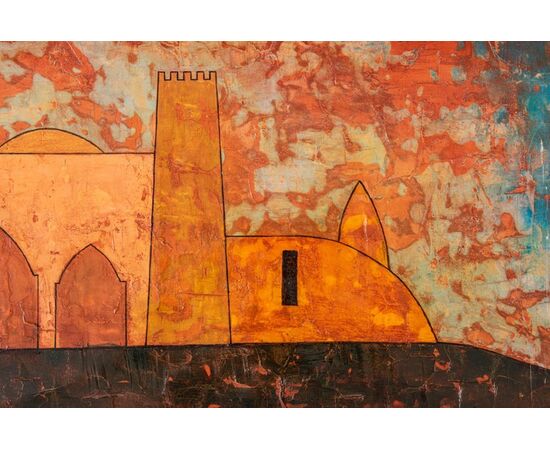 "Sognando il Marocco" - dipinto ad olio O/8338 -