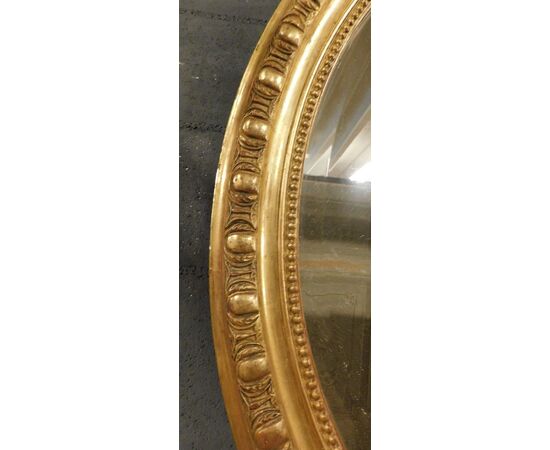 SPECC474 - specchiera in legno dorato, epoca '800, cm L 80 x H 124