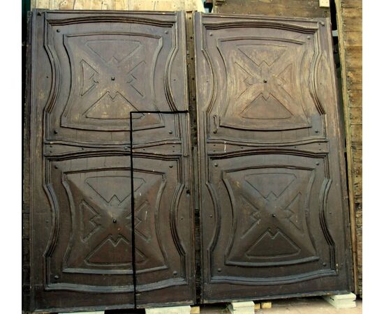 ptn136 walnut door with door ep. &#39;600 width. 130 xh 277 cm     