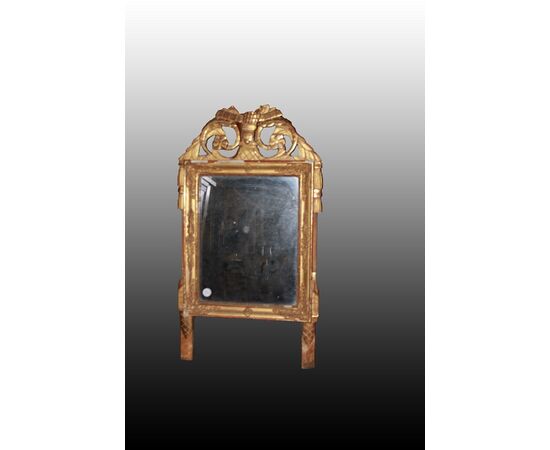 Piccola specchiera francese di inizio 1800 stile Luigi XVI