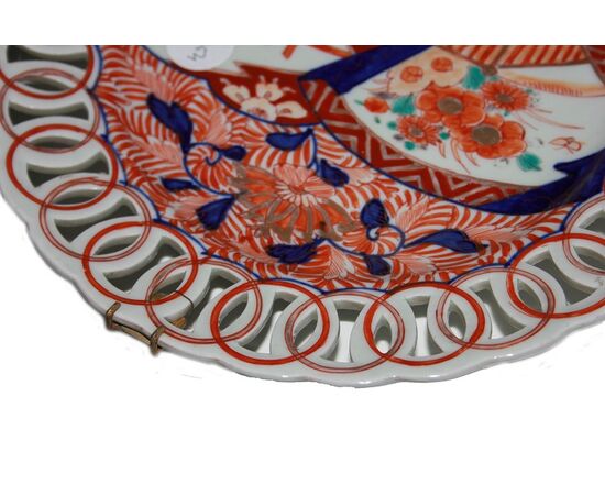 Coppia di piatti Giapponesi Imari di fine 1800