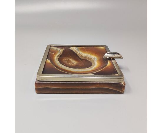 1970s Gorgeous Smoking Set in Onyx. Made in Italy