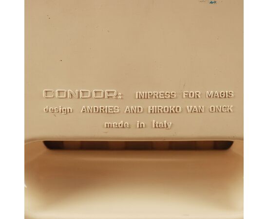 Sgabello 'Condor' Andries & Hiroko Van Onck per Magis Anni 70