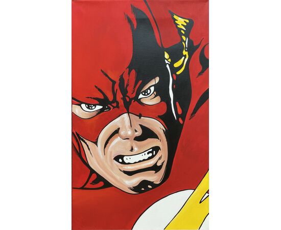 "The Flash" - Acrilico su tela