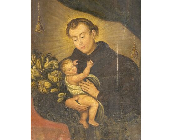 Quadro antico "Sant'Antonio col bambino"