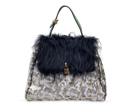 MARC JACOBS Borsa a Mano in Pelle Col. Nero Gilda L