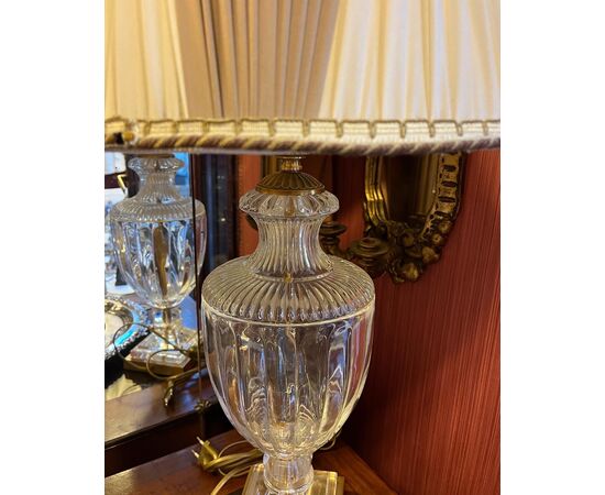 Lampada in vetro di Murano in stile impero.