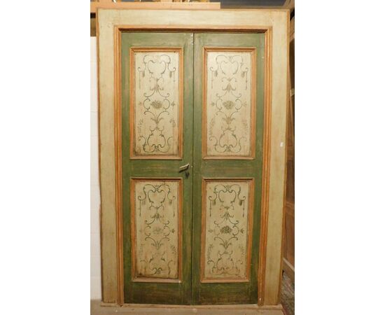 ptl270 lacquered and painted door vintage 700 mis.frame 150x240 cm max     