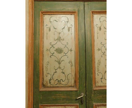 ptl270 lacquered and painted door vintage 700 mis.frame 150x240 cm max     