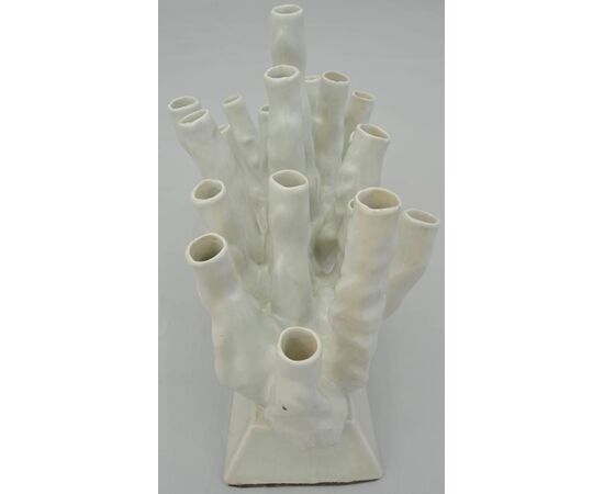 White porcelain in the shape of corals     