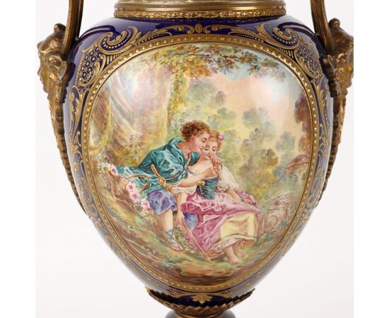 Vaso Antico Ceramica Francia fine '800