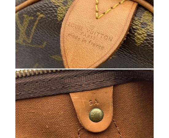LOUIS VUITTON Borsa a Mano Vintage in Tela Col. Marrone Speedy M