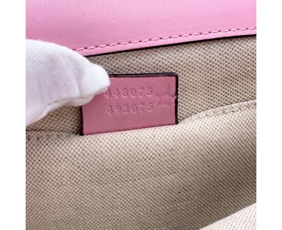 GUCCI Borsa a Mano in Pelle Col. Rosa Dionysus Bamboo M