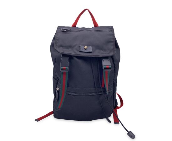 GUCCI Zaino in Tela Col. Nero n.a. L