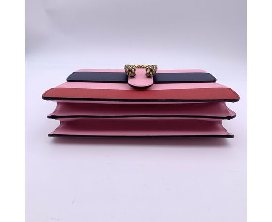 GUCCI Borsa a Mano in Pelle Col. Rosa Dionysus Bamboo M