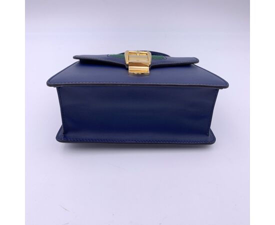 GUCCI Borsa a Mano in Pelle Col. Blu Sylvie S