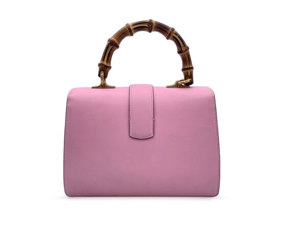 GUCCI Borsa a Mano in Pelle Col. Rosa Dionysus Bamboo M