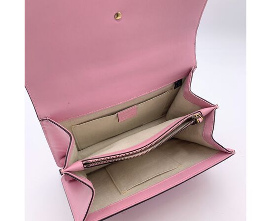 GUCCI Borsa a Mano in Pelle Col. Rosa Dionysus Bamboo M